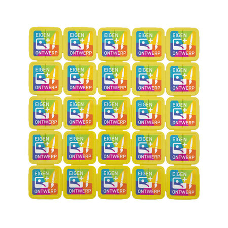 Breekmunten aardappelzetmeel met jouw ontwerp in full colour - 1000 stuks