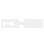 CombiCraft Blanco HDPE sleufetiketten 400x75mm wit - per 250 etiketten