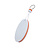CombiCraft Blanco drijvende sleutelhanger wit-oranje