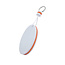 CombiCraft Blanco drijvende sleutelhanger 50x90mm wit-oranje - per stuk