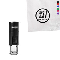 Stempel met eigen symbool of logo
