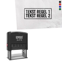 Stempel 47x18mm eigen tekst