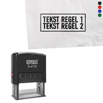 Stempel 47x18mm eigen tekst
