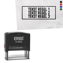 Stempel 58x22mm eigen tekst