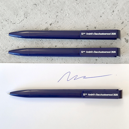 CombiCraft Blauwe pennen bedrukt met eigen tekst - 10 stuks