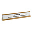 Bureau naambordje Dex 178x34mm goud - per stuk