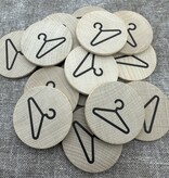 CombiCraft Houten munten Ø50mm met jouw eigen ontwerp - per 100 stuks