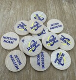 CombiCraft Houten munten Ø37mm met jouw eigen ontwerp - per 100 stuks