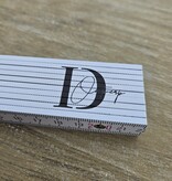 CombiCraft Houten duimstok 2 meter met eigen logo - per stuk