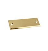 CombiCraft Messing naamplaatje 60x20mm met gravering - per stuk