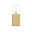 CombiCraft Blanco houten sleutelhanger middel rechthoek 30 x 43 mm - per 1 stuk
