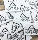 CombiCraft Witte plastic rechthoek munten 50 x 35 mm met jouw eigen ontwerp - per 100 stuks