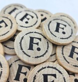 CombiCraft Houten munten Ø29mm met jouw eigen ontwerp - per 100 stuks
