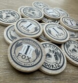 CombiCraft Houten munten Ø29mm met jouw eigen ontwerp - per 100 stuks