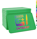 CombiCraft Plastic rechthoek munten 50x35mm met jouw eigen ontwerp - per 100 stuks