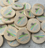 CombiCraft Houten munten Ø29mm met jouw eigen ontwerp - per 100 stuks