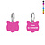 CombiCraft Kattenpenning 23x23mm met tekst