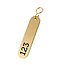 CombiCraft Messing sleutellabel 28x72mm met nummer - per stuk