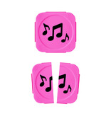 CombiCraft Plastic breekmunten muziek - 100 stuks