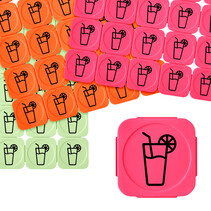 Plastic breekmunten frisdrank - 100 stuks