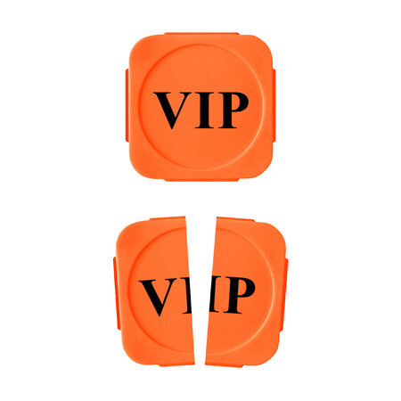 CombiCraft Plastic breekmunten VIP - 100 stuks