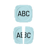 CombiCraft Plastic breekmunten met letters - 100 stuks