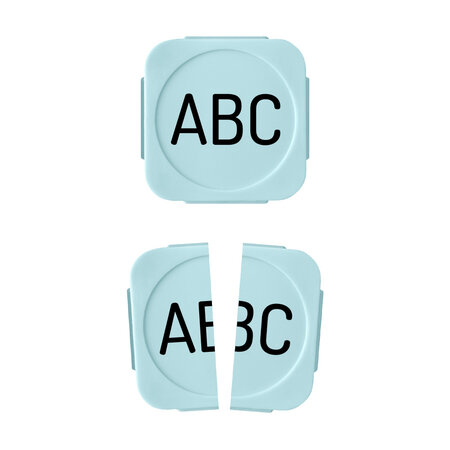 CombiCraft Plastic breekmunten met letters - 100 stuks