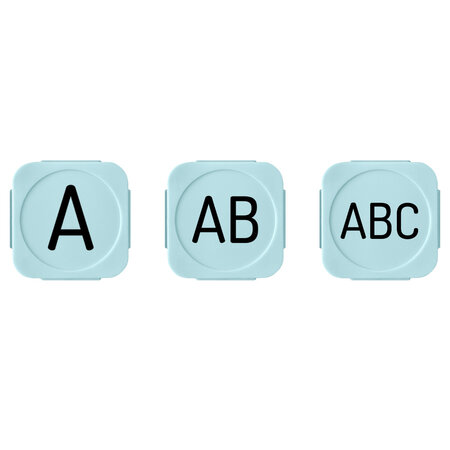 CombiCraft Plastic breekmunten met letters - 100 stuks