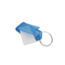 Restpartij openklapbare sleutellabels blauw - 41 stuks