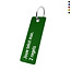 CombiCraft Aluminium sleutellabel 70x25mm met tekst - per stuk