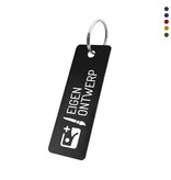 CombiCraft Aluminium sleutellabel 70x25mm met eigen ontwerp - per stuk