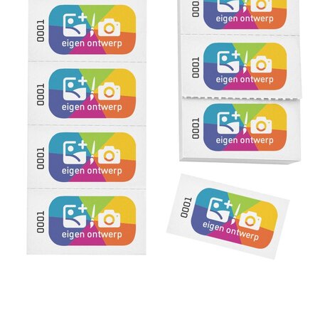 CombiCraft Genummerde consumptiebonnen bedrukken met eigen ontwerp in full colour - per 1000 bonnen