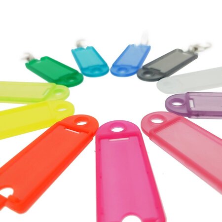 CombiCraft Openklapbare sleutellabels 60 x 22 mm met wartel - per stuk