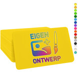 CombiCraft Plastic bedrukte rechthoek munten met jouw eigen ontwerp 65x43mm