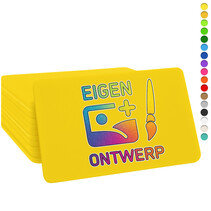 Bedrukte munten plastic 65x43mm - 100 stuks