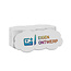 CombiCraft Witte wolkenmunten 62x32mm met jouw eigen ontwerp - per 100 stuks