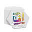 CombiCraft Zeshoek munten 38x38mm met jouw eigen ontwerp - per 100 stuks