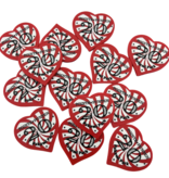 CombiCraft Hartje plastic munten 40x40mm met jouw eigen ontwerp - per 100 stuks