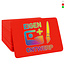 CombiCraft Plastic bedrukte rechthoek munten met jouw eigen ontwerp 85x55mm - per 100 stuks