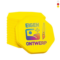 Bedrukte munten plastic Ø38mm - 100 stuks