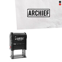 Stempel 27x10mm Archief