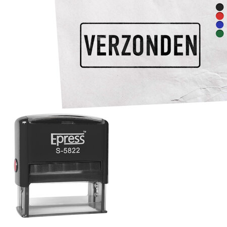 CombiCraft Stempel verzonden 58x22mm - per stuk