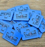 CombiCraft Plastic rechthoek munten 50x35mm met jouw eigen ontwerp - per 100 stuks