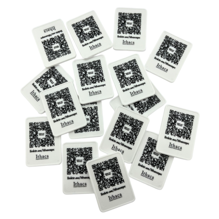CombiCraft Plastic rechthoek munten 50x35mm met jouw eigen ontwerp - per 100 stuks