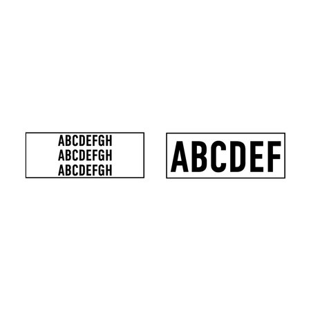 CombiCraft Stempel 58x22mm met eigen tekst - per stuk