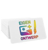 CombiCraft Rechthoekige plastic munten 64x42mm met jouw eigen ontwerp - per 100 stuks