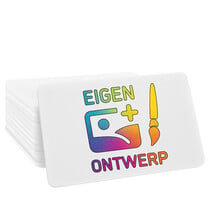Bedrukte munten plastic 64x42mm - 100 stuks