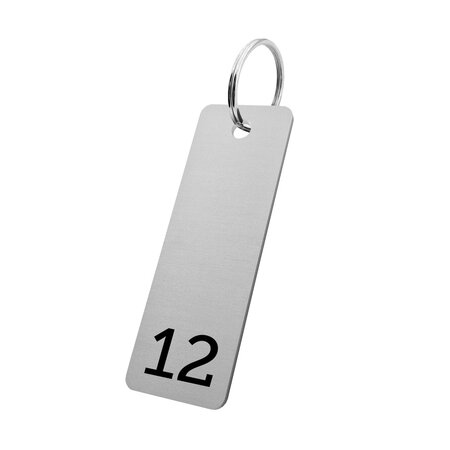 CombiCraft Aluminium nummerplaatje 25x70mm - per stuk