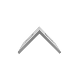 CombiCraft Aluminium tafelnummer Fortis 50x40mm zilver - per stuk