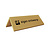 CombiCraft Aluminium tafelbordje Fortis 100x40mm goud